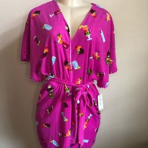 Betsey Johnson Tropical Drink Robe